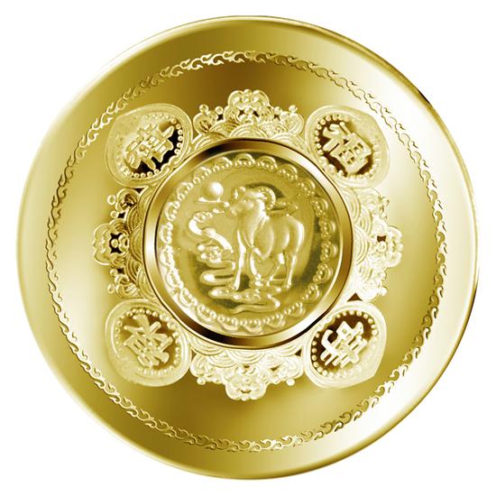 锦元|金银制品,-《吉祥生肖》5g生肖金碗(羊)--东方购物,东方CJ